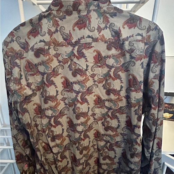 Robert Graham Multicolor Paisley Shirt XL. - Picture 4 of 4